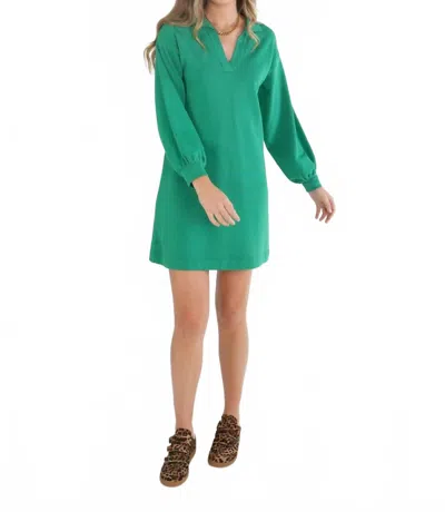 Emily Mccarthy Lolli Pullover Dress In Jellybean In Green