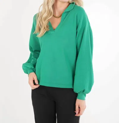 Emily Mccarthy Lolli Sweater French Terry In Jelly Bean