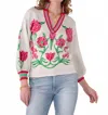 Emily Mccarthy Lolli Sweater In Garden Cheetah