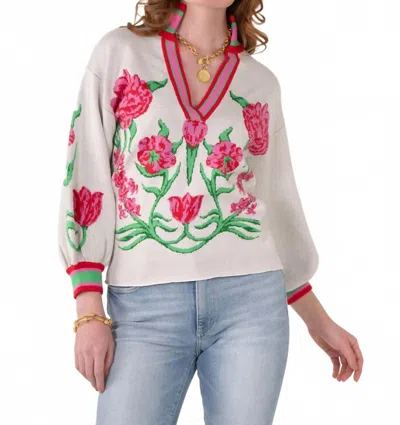 Emily Mccarthy Lolli Sweater In Garden Cheetah