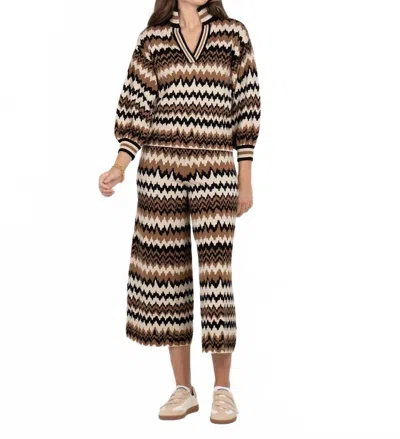 Emily Mccarthy Lolli Sweater In Mocha Mirage In Multi