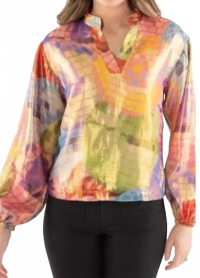 Emily Mccarthy Lolli Top In Disco In Multi