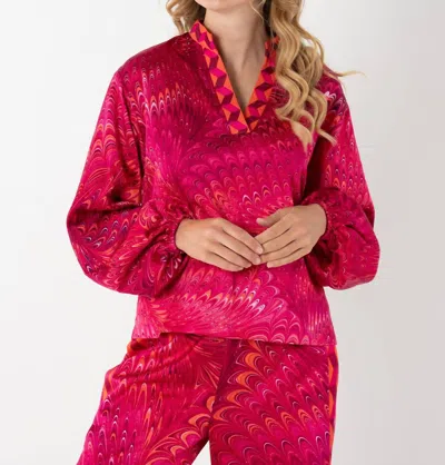 Emily Mccarthy Lolli Top In Venetian In Pink