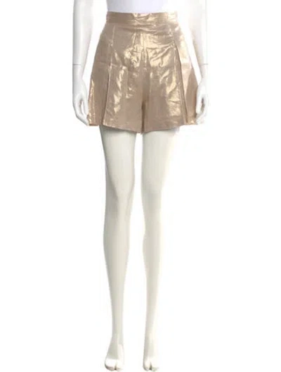 Pre-owned Emily Mccarthy Mini Shorts In Neutral