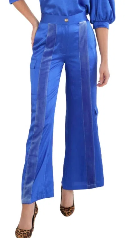 EMILY MCCARTHY OPHELIA PANTS IN DAZZLING BLUE