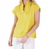 Emily Mccarthy Orchid Top In Lemon In Yellow