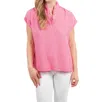 Emily Mccarthy Orchid Top In Taffy Cheetah In Multi
