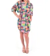 Emily Mccarthy Palmer Dress In Madras In Multi