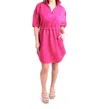 Emily Mccarthy Palmer Dress In Pink Pop In Pink