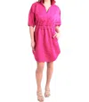 Emily Mccarthy Palmer Dress In Pink Pop In Multi