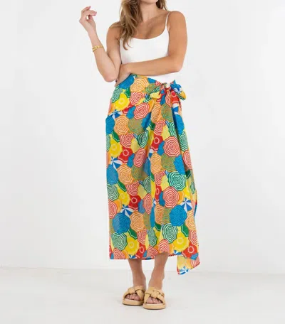 Emily Mccarthy Pareo Sarong Cover Up In Beach Club In Multi