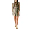 Emily Mccarthy Penny Metallic Dress In Tinsel In Multi