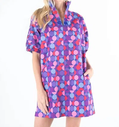 Emily Mccarthy Poppy Dress In Bauhaus In Multi