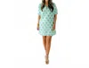 Emily Mccarthy Poppy Dress In Dew Drop In Green