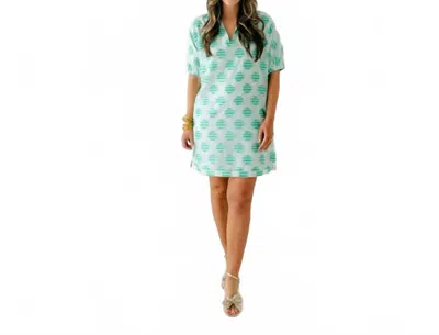 Emily Mccarthy Poppy Dress In Dew Drop In Green