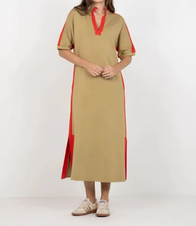 Emily Mccarthy Poppy Maxi Dress In Cherry Spice In Multi