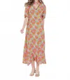Emily Mccarthy Poppy Maxi Dress In Citrus Grove In Multi