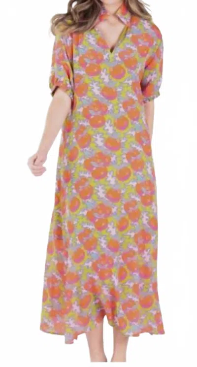 Emily Mccarthy Poppy Maxi Dress In Citrus Grove In Multi