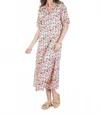 Emily Mccarthy Poppy Maxi Dress In North Beach In Pink