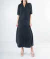 Emily Mccarthy Poppy Maxi In Black Cheetah In Multi