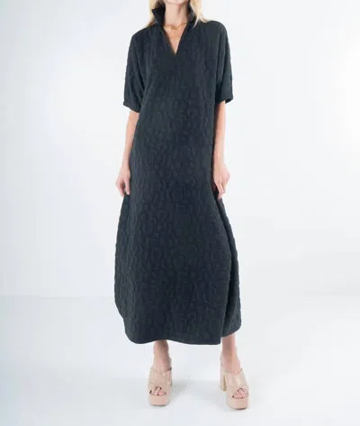 Emily Mccarthy Poppy Maxi In Black Cheetah In Multi
