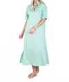 Emily Mccarthy Poppy Maxi In Mist Green In Green