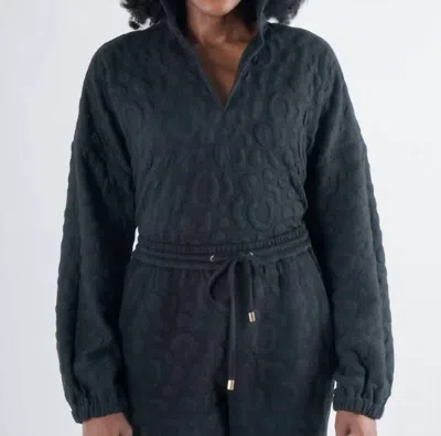 Emily Mccarthy Poppy Pop Over Top In Black