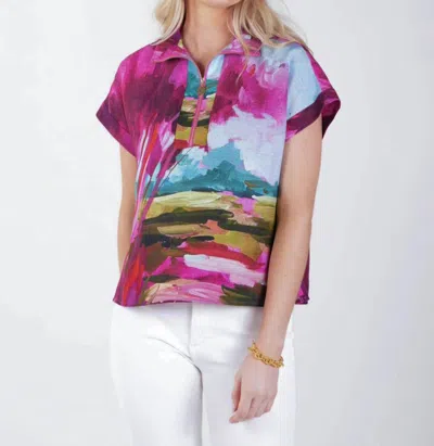 Emily Mccarthy Poppy Pullover In Bellamy Sunset