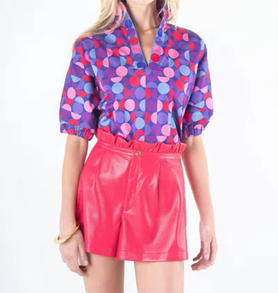 Emily Mccarthy Poppy Top In Bauhaus In Multi