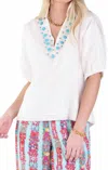 Emily Mccarthy Poppy Top In Wtf In White