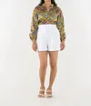 Emily Mccarthy Relaxed Short In Lucent White In Multi
