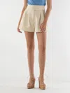 Emily Mccarthy Relaxed Short In Sandshell In Multi