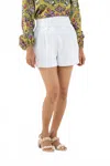 Emily Mccarthy Relaxed Short In Lucent White In White