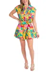Emily Mccarthy Rio Romper In Rhett Pop In Multi