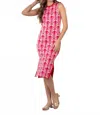 Emily Mccarthy Scallop Simone Sweater Dress In Pink In Multi