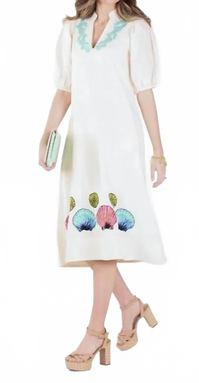 EMILY MCCARTHY SEASIDE HAMPTON DRESS IN WHITE
