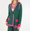 Emily Mccarthy Sloan Sweater Blazer In Jellybean In Green