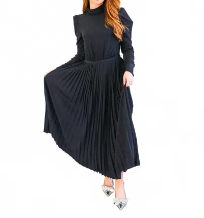 Emily Mccarthy Tessa Maxi Dress In Tap Shoe In Blue