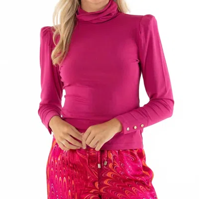 Emily Mccarthy Tessa Top In Rose Violet In Pink