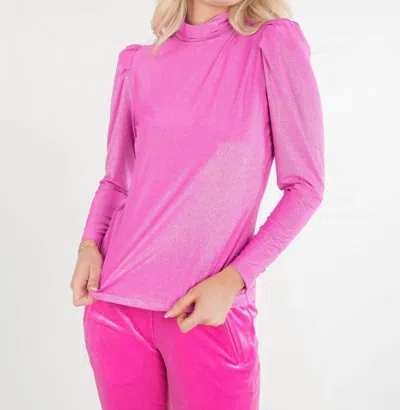 Emily Mccarthy Tessa Turtleneck In Pink