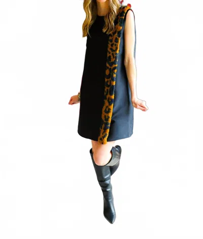 Emily Mccarthy Tory Mini Dress In Midnight In Blue