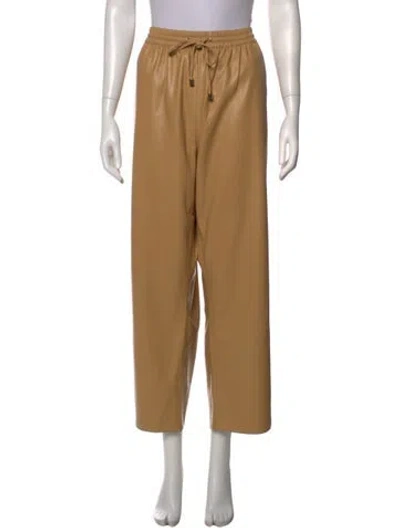 Pre-owned Emily Mccarthy Wide Leg Pants In Neutrals