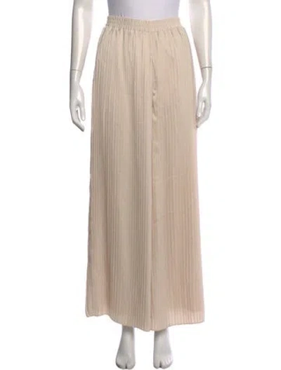 Pre-owned Emily Mccarthy Wide Leg Pants W/ Tags In Neutral