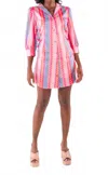 Emily Mccarthy Women's Felicity Dress Geo Stripe In Multi In Multi