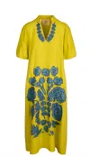 Emily Mccarthy Women's Joy Bouquet Hampton Dress In Yellow In Yellow