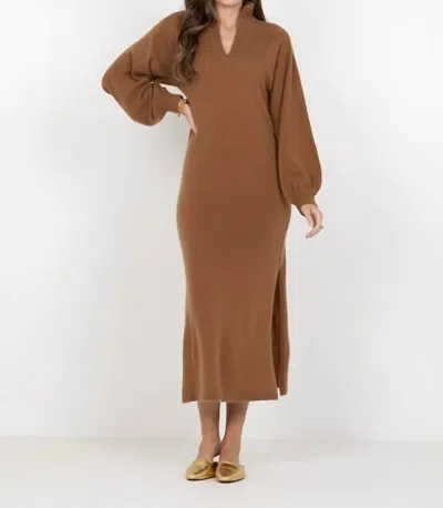 Emily Mccarthy Women's Lolli Maxi Dress In Lion In Brown