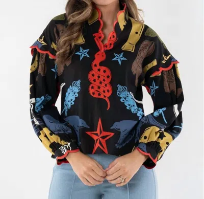 Emily Mccarthy Orchid Top In Lone Star In Multi