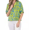Emily Mccarthy Women's Pullover Top In Joy Bouquet In Multi