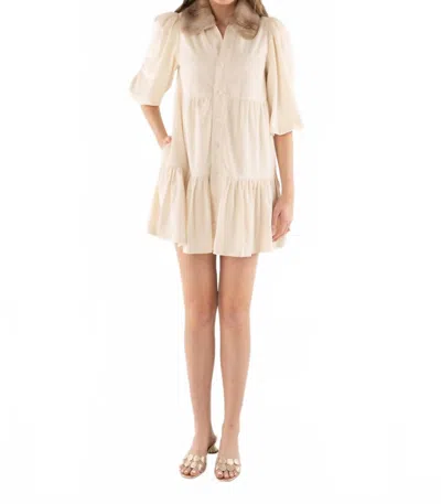 Emily Mccarthy Women's Sadie Dress In Winter White In Neutral