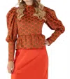 Emily Mccarthy Zoe Top In Tangerine Mod In Neutral